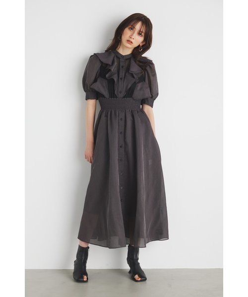 リエンダ♡ラッフルデザインフレアワンピース ラッフルデザインフレアOP｜リエンダの通販｜&mall（アンドモール