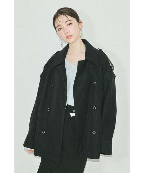 フェイクレザーオーバー JK｜リエンダの通販｜&mall（アンドモール