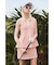 【RIENDA GOLF】シャイニーツイードペプラムニットTOP