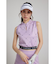 【RIENDA GOLF】モックネックロゴノースリTOP