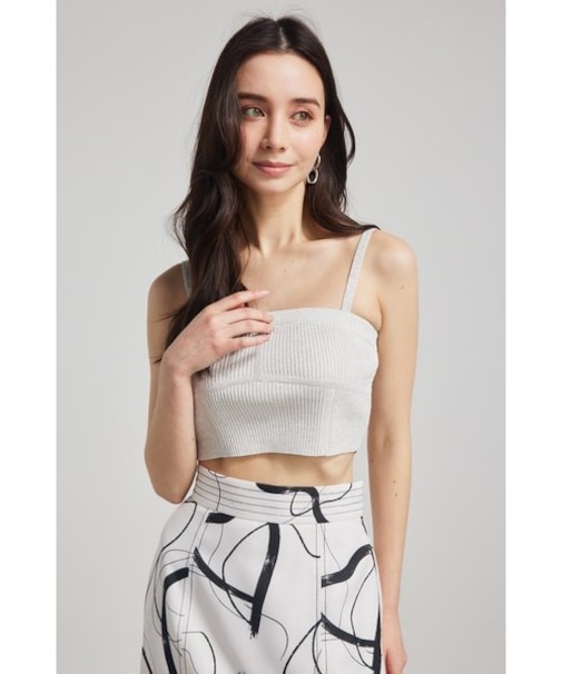 ビスチェライクKnitベアTOP