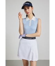 【RIENDA GOLF】ノースリコンパクトニットTOP