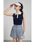 【RIENDA GOLF】ノースリコンパクトニットTOP