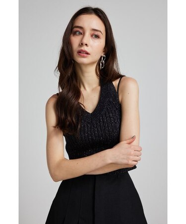 ホルターNCクロップドKnit TOP