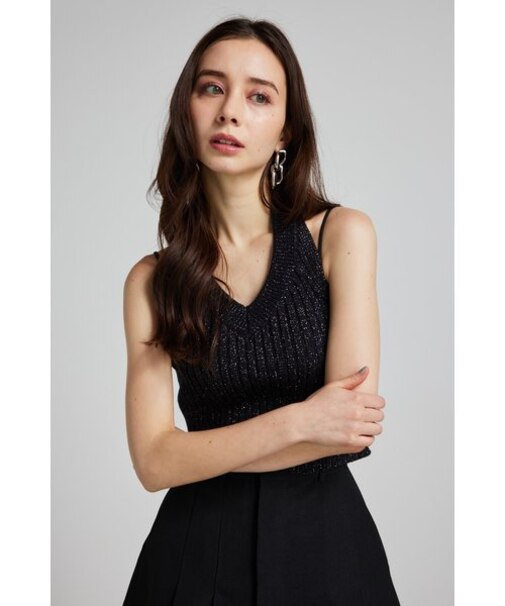 ホルターNCクロップドKnit TOP