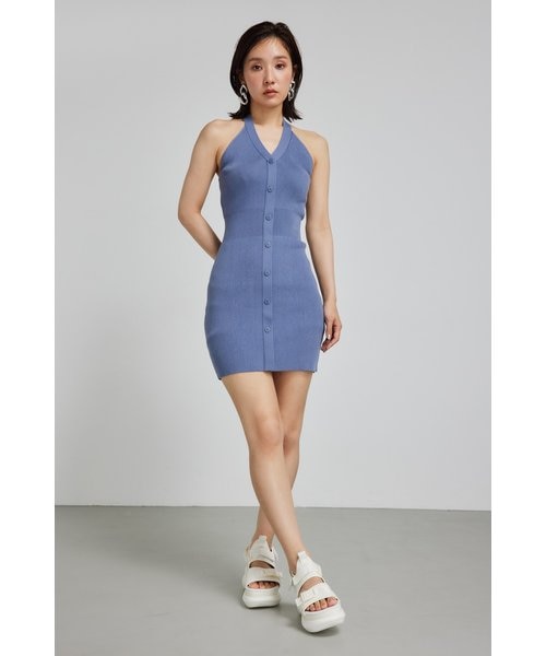 rienda♡バックオープンロゴベルトOP rienda♡バックオープンロゴベルトOP 【公式通販】