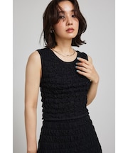 【WEB限定】ポップコーンニットトップス