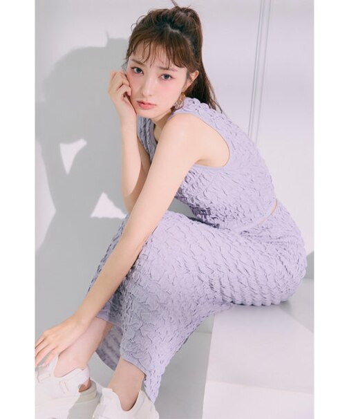 【WEB限定】ポップコーンニットトップス