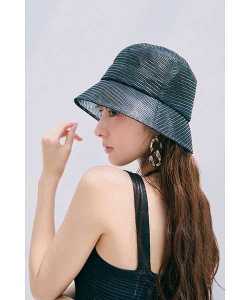 シアーメッシュバケットハット｜リエンダの通販｜&mall（アンドモール