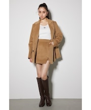 スリットジャストウエストスコショートパンツ