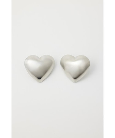 ハートモチーフビッグピアス