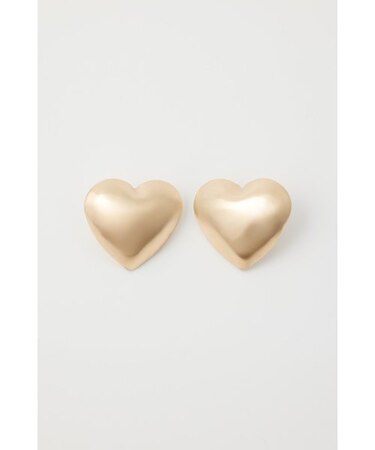 ハートモチーフビッグピアス