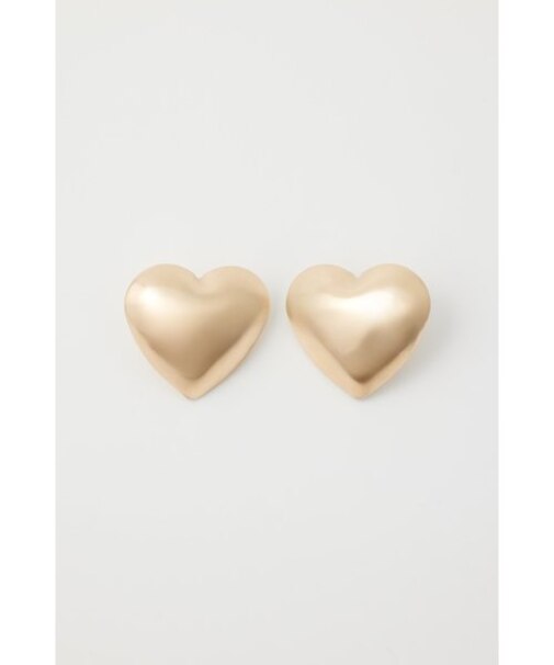 ハートモチーフビッグピアス