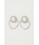 2WAYビッグフェイクパールピアス