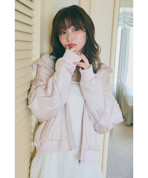 【Jouete】岡崎紗絵さん着用 イヤリング パール 全2色 岡崎紗絵さん着用アイテム】トラックジャケット｜リエンダの通販