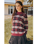 【RIENDA GOLF】タータンチェックモックネックニットトップス