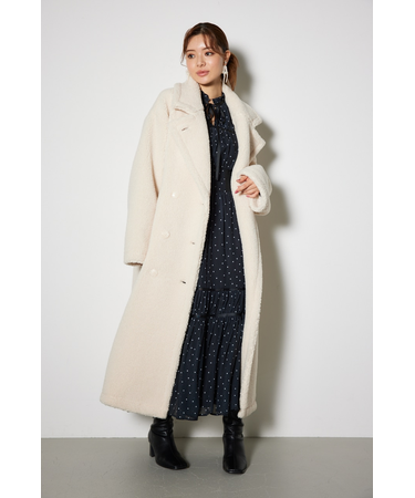 テディボア2WAYロングコート