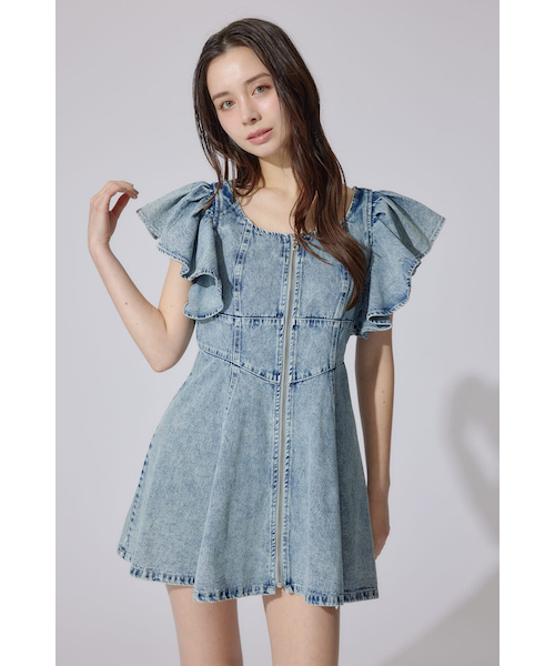 岡崎紗絵さん着用★日本通販未販売★GANNI グレー ストライプ ワンピース 岡崎紗絵さん着用☆日本通販未販売☆GANNI グレー ストライプ