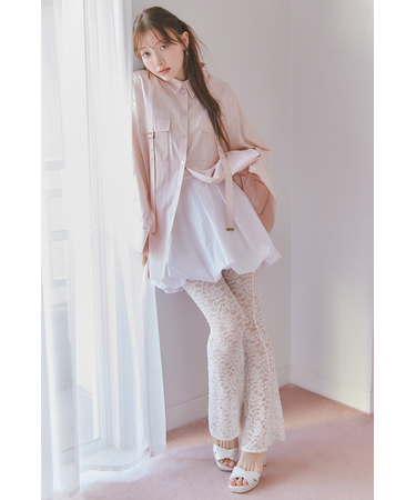 バルーンミニジャストウエストスコートショートパンツ