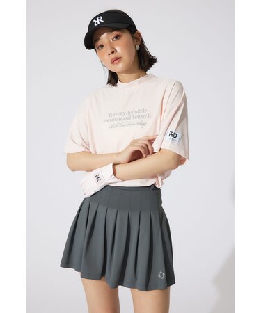 【一部店舗・WEB限定】【RIENDA GOLF】ロゴプリントルーズTシャツ