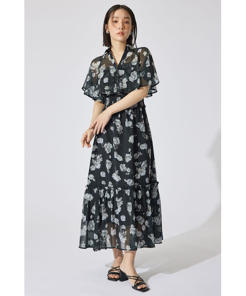 シャーリングワンピースセット