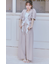 リネンライクワイドタックベルト付きパンツ