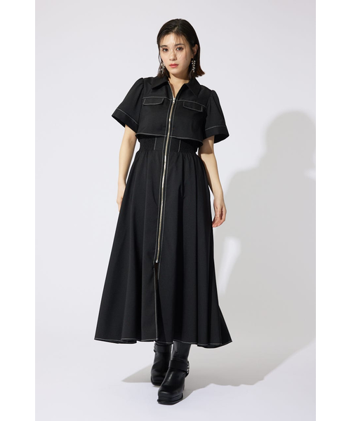 美品★リエンダ　Mサイズ　【AKB48 千葉恵里さん着用】バストフレアワンピース AKB48 千葉恵里さん着用】バストフレアワンピース｜リエンダの