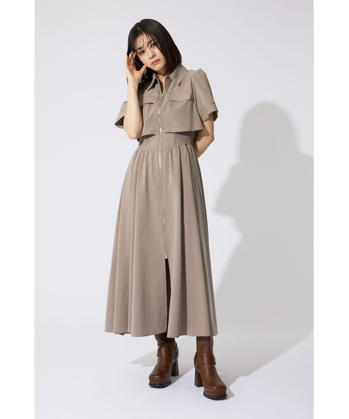 【AKB48 千葉恵里さん着用】バストフレアワンピース