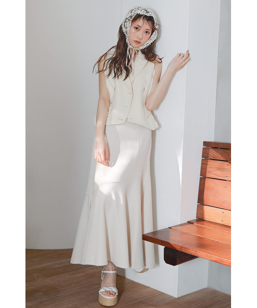 【AKB48 千葉恵里さん・水島美結さん着用】カップ付きマーメイドキャミワンピース