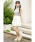 【AKB48 秋山由奈さん着用】レイヤードヘムコルセットスコートショートパンツ