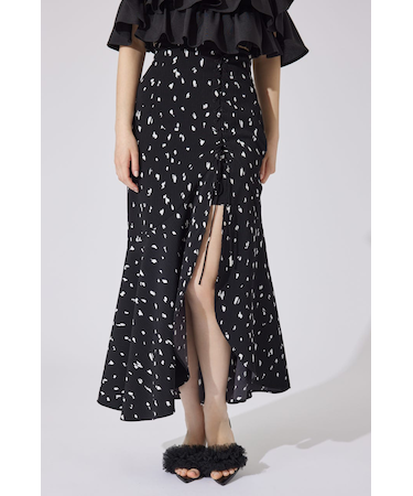 レースアップマーメイドスコートショートパンツ