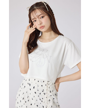 【AKB48 千葉恵里さん着用】ラインストーンロゴTシャツ