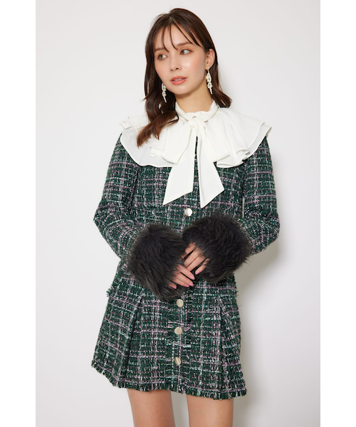 RIENDA GOLF】キルティングパネルラインブルゾン｜リエンダの通販