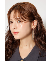 ラグジュアリーチェーンピアス