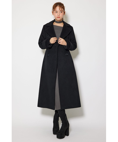 ダブルカラーシェイプドチェスターコート