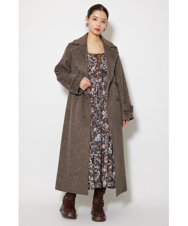 ダブルカラーシェイプドチェスターコート