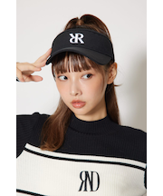 【一部店舗・WEB限定】【RIENDA GOLF】RRロゴリボン付きサンバイザー