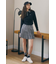 【一部店舗・WEB限定】【RIENDA GOLF】グレンチェックプリーツスカート