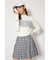 【一部店舗・WEB限定】【RIENDA GOLF】ハイネックRNDロゴリブニットトップス
