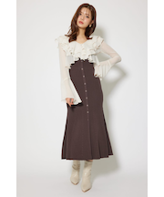 カーディガンセットニットマーメイドワンピース