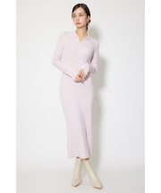 スキッパーニットワンピース