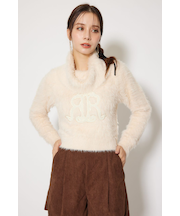 ボタニカルRロゴニットトップス