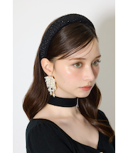 ツイードカチューシャ