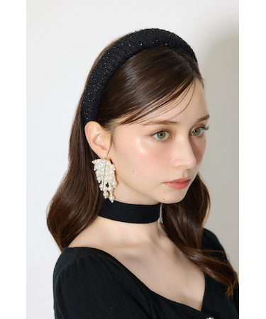 ツイードカチューシャ