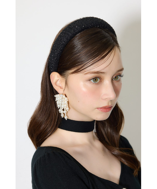 ツイードカチューシャ