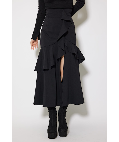 フリルスリットハイウエストスコートショートパンツ｜リエンダの通販