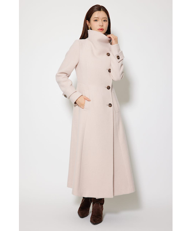 25オーバーネックシンデレララインコート