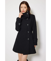 25オーバーネックシンデレララインミニコート