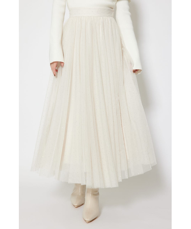 デコレーションチュールフレアスカート