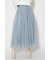 デコレーションチュールフレアスカート